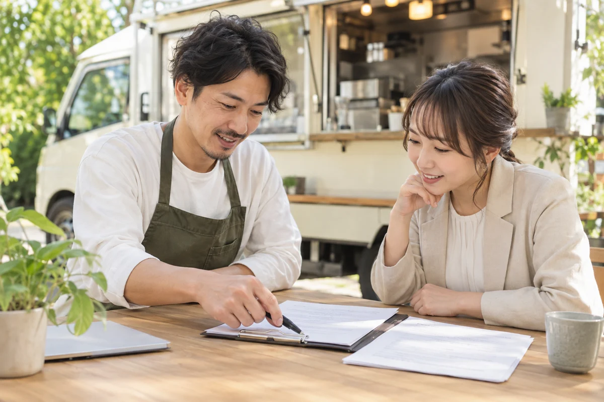 開業に必要な手続きを確認するイメージ