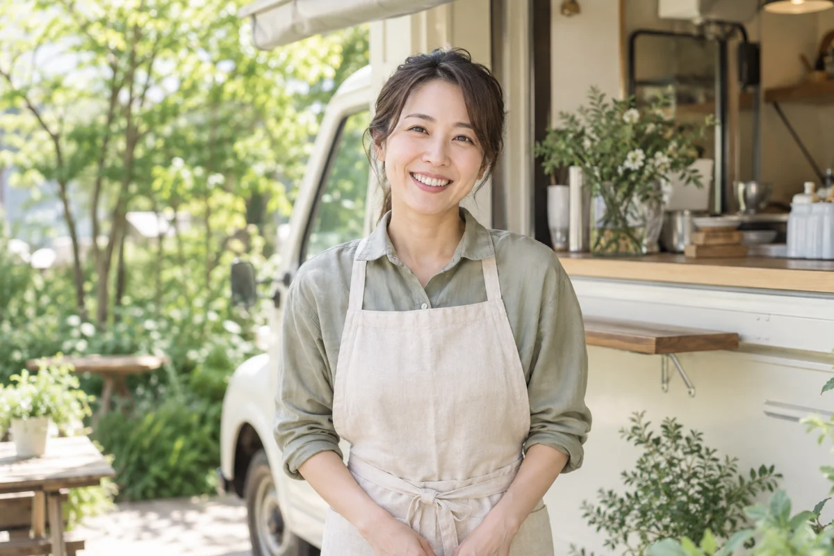 キッチンカーでお迎えするイメージ